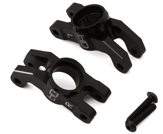 Hot Racing Arrma Grom Aluminum Rear Hub Carrier Set (Black) (2)