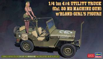1/4 Ton 4x4 Jeep w/50cal + Figure