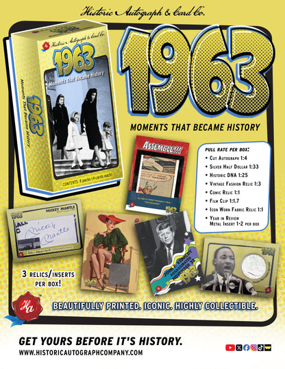 Historic Autographs 1963