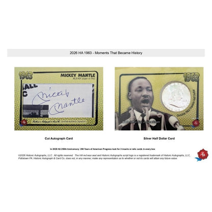 Historic Autographs 1963