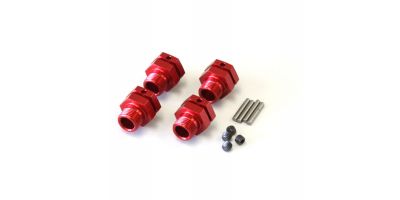 DIS - Wheel Hub(M/ST-R/RED/4pcs)