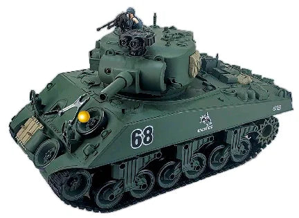 US M4A3 Sherman Tank Force 2.4Ghz RC 1/18 Scale