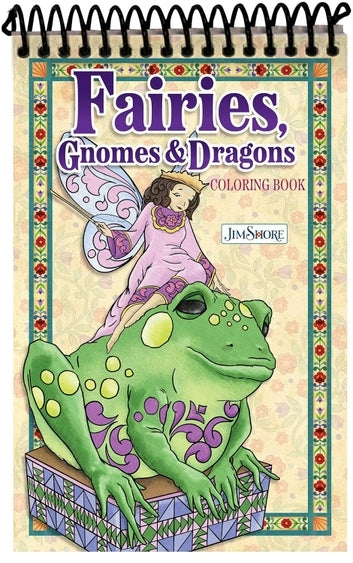 Jim Shore Fairies, Gnomes & Dragons Coloring Book