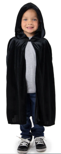 Child Cloak Black - L/XL (5-9 yrs.)