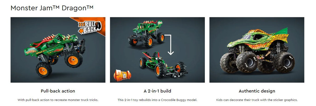 Monster Jam Dragon - Technic 42149