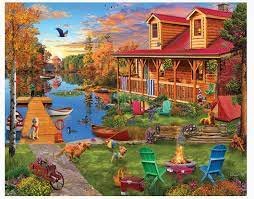 Adventures at the Lake (1746pz) 1000 Pieces