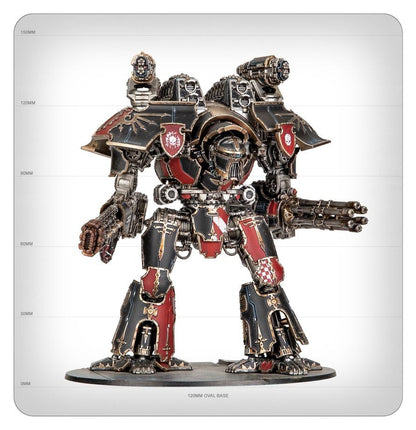 Legions Imperialis: Warlord Titan with Volkite Destructor and Macro-Gatling Blaster