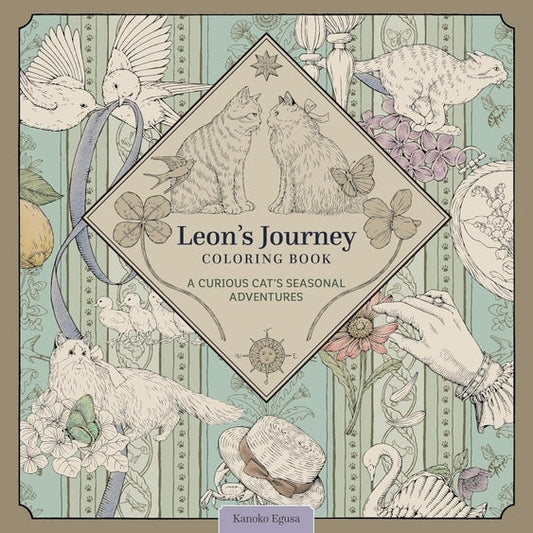 Leon's Journey Coloring Book -A Curious Cat's Adventure