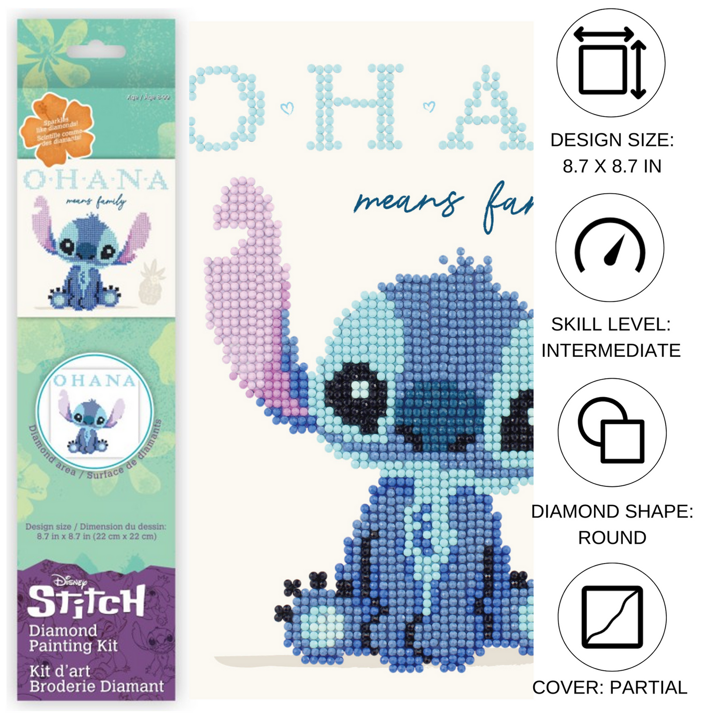 Lilo & Stitch - Ohana - Diamond Dotz