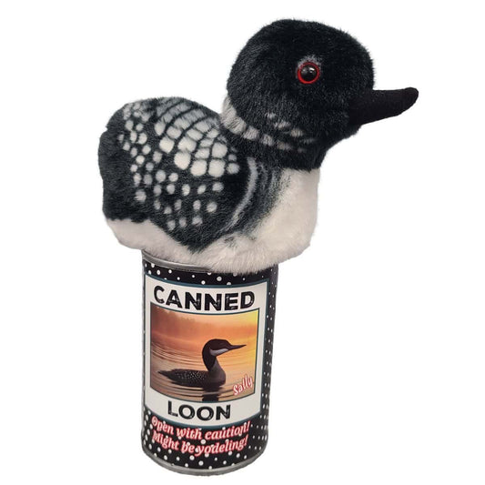 Canned Loon With Yodeling Sound - Bird Plush Animal W/Jokes