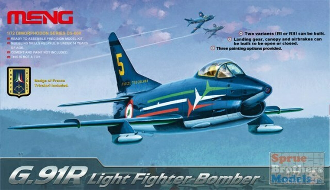 MNGDS004 1:72 Meng G.91R Light Fighter-Bomber