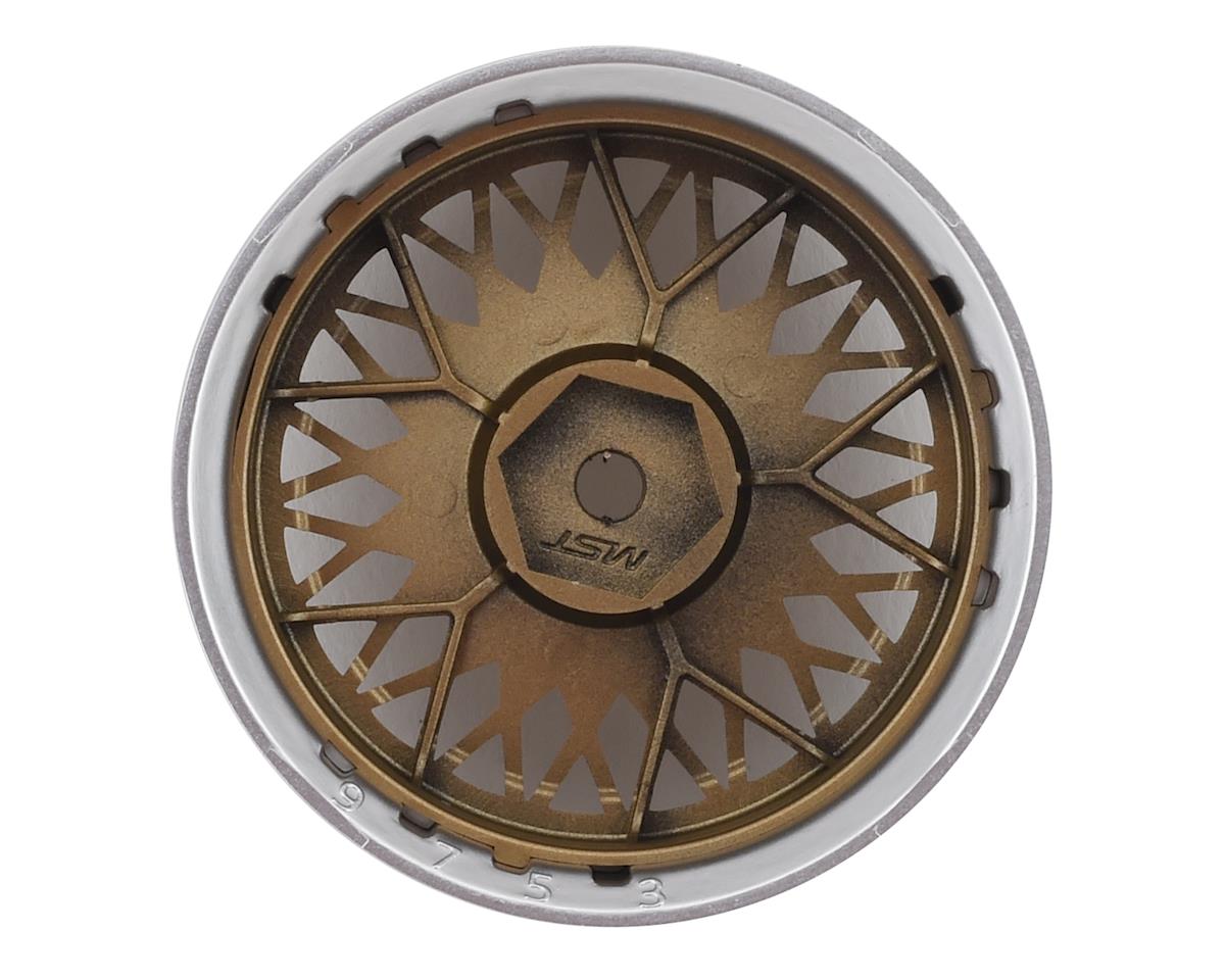 MST 501 Wheel Set (Gold) (4) (Offset Changeable) w/12mm Hex