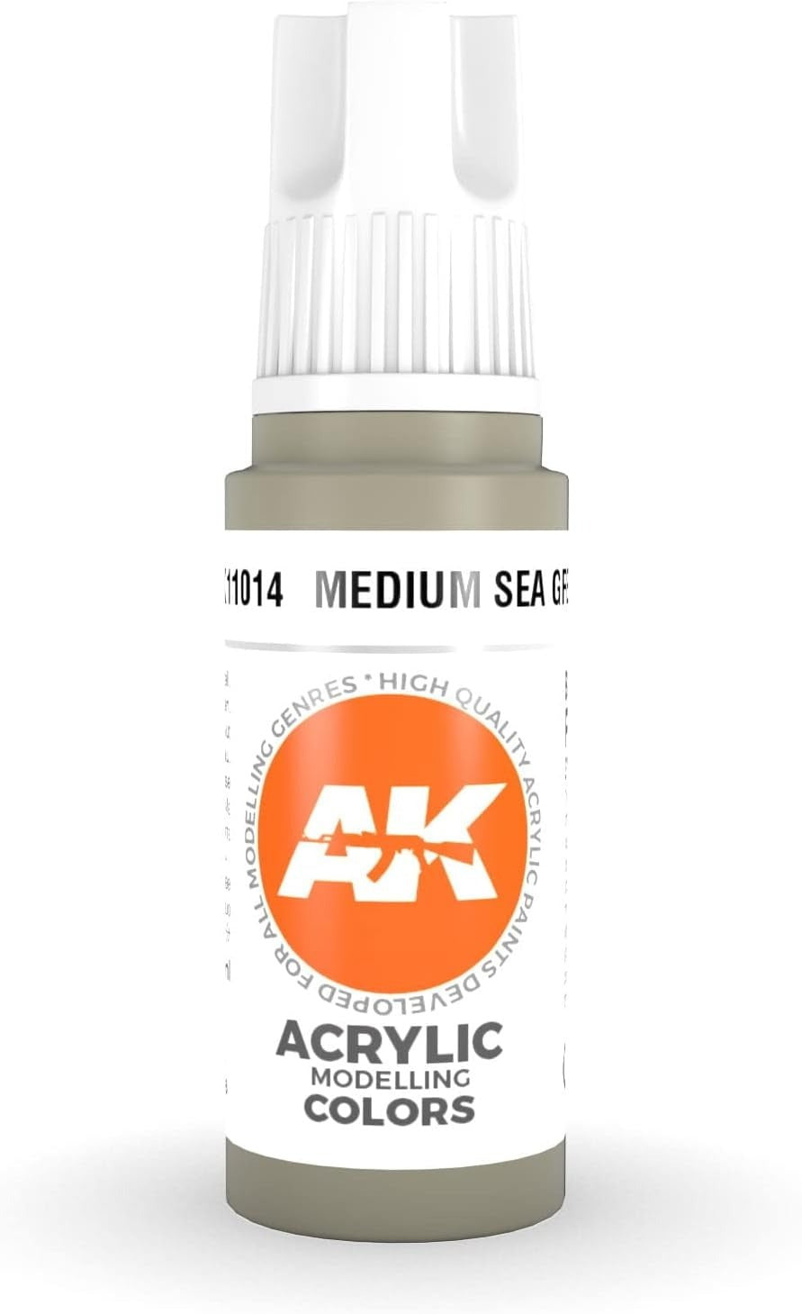 Medium Sea Grey Acrylic Paint 17ml Bottle