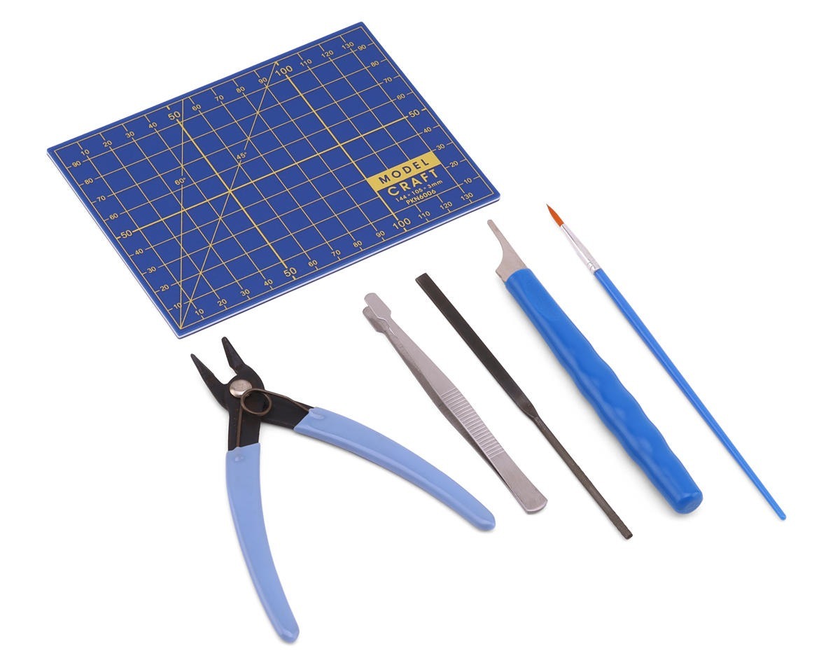 Modelcraft Collection 6-Piece Starter Plastic Modeling Tool Set