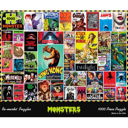 1000 Piece Monsters Puzzle