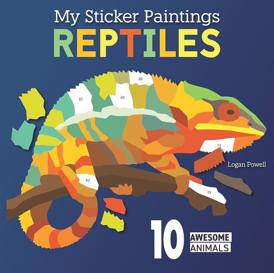 My Sticker Paintings  - Reptiles