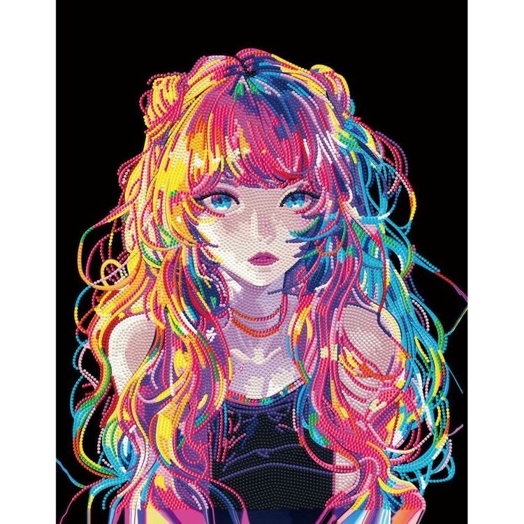 Neon Flock Anime Girl