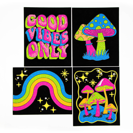 Neon Good Vibes - Diamond Dotz