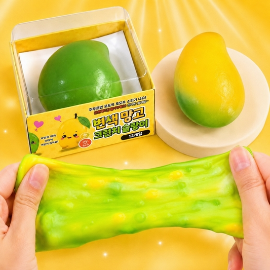 New! Magic Color Mango Crunch Squishy – ASMR!