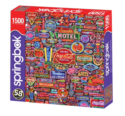 Nifty Neon- NEW 1500 Piece Springbok