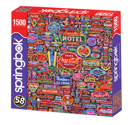 Nifty Neon- NEW 1500 Piece Springbok