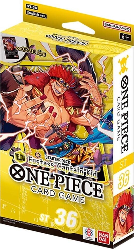 ONE PIECE CARD GAME - Starter Deck 36: YELLOW Eustass Captain Kid (ST-36)