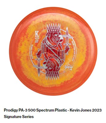 Prodigy PA-3 500 Spectrum Plastic - Kevin Jones 2023 Signature Series 170-174