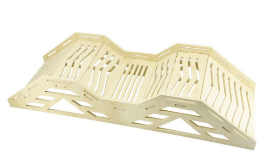 High Density RC Crawler Wood Trail Hill Bridge (E Style) 1/24 1/18