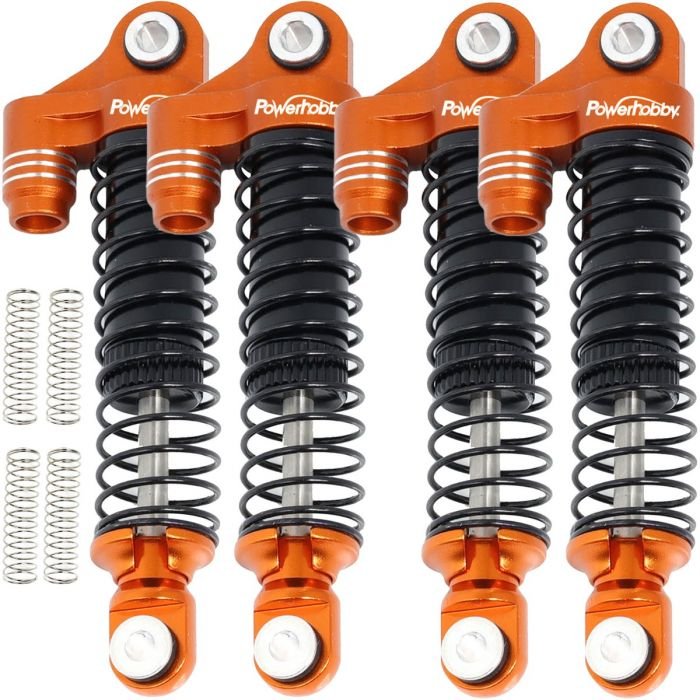 Aluminum 51mm Long Travel Shocks, Orange, for Traxxas