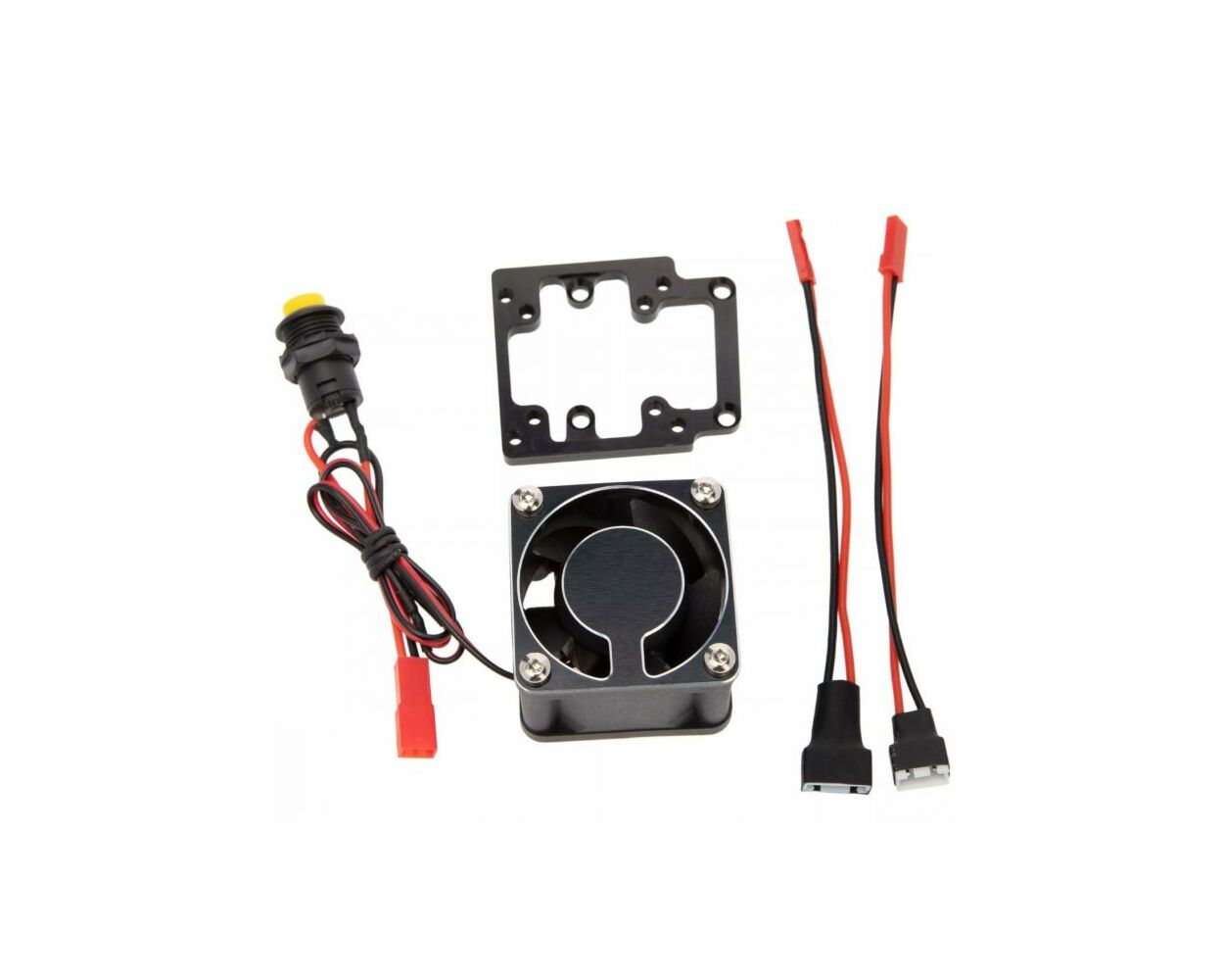 Powerhobby Traxxas Sledge High Speed Motor Fan 40mm Aluminum Mount Black