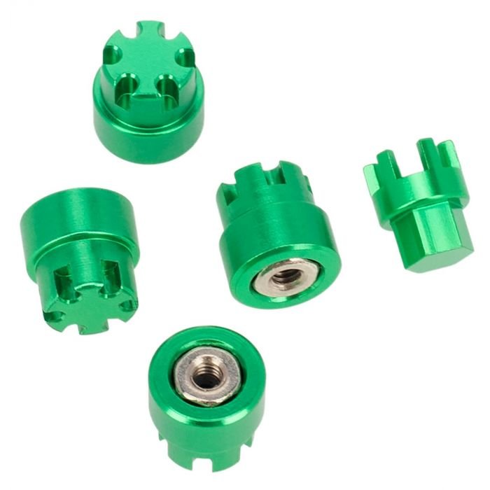Aluminum M2 Wheel Nuts Cap for 1/24 Axial SCX24 Jeep C10