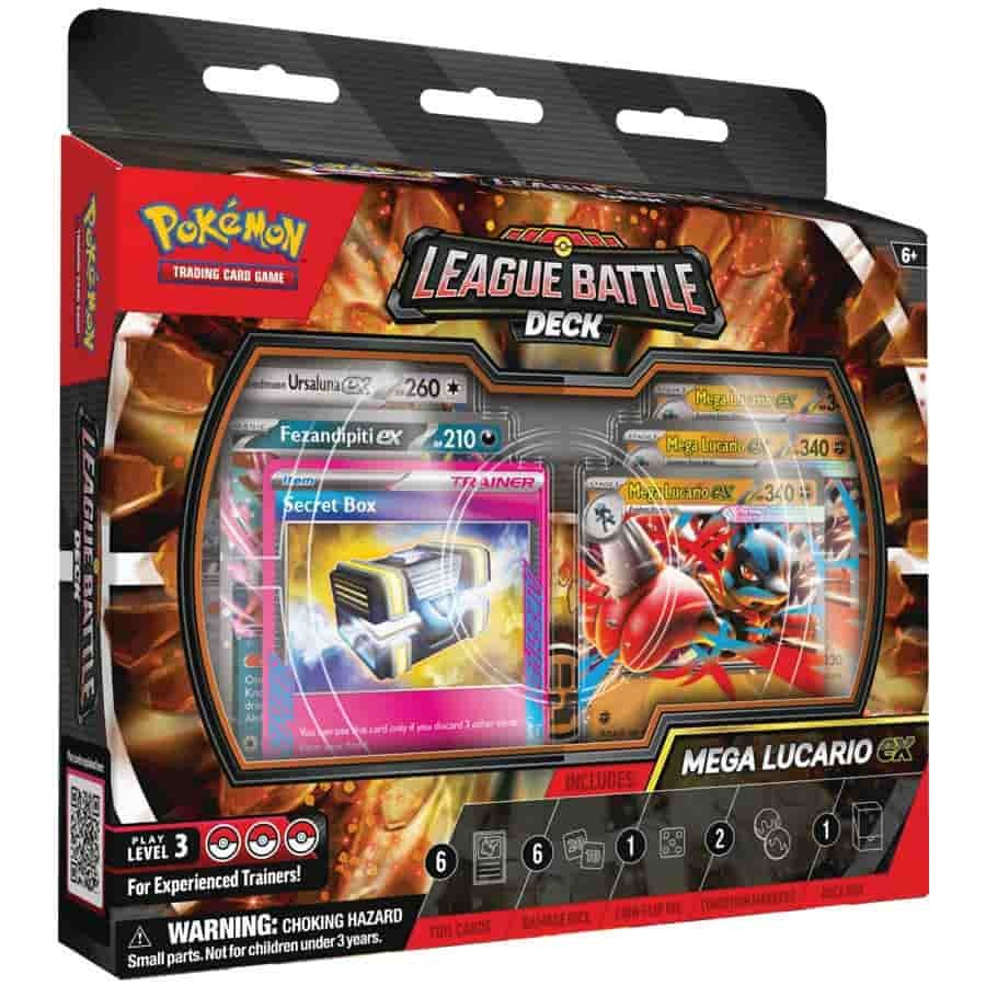 POKEMON TCG: MEGA LUCARIO EX LEAGUE BATTLE DECK (6CT)