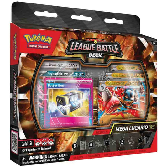POKEMON TCG: MEGA LUCARIO EX LEAGUE BATTLE DECK (6CT)
