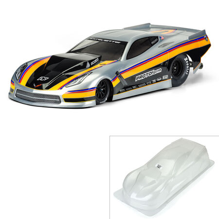 1/8 Chevrolet Corvette C7.R Clear Body:GT,Long WB