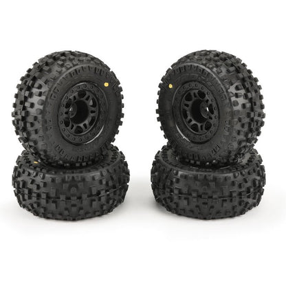 Badlands SC 2.2" 3.0" Tires MTD (4) Slash 2wd Front/Rear (discontinued)