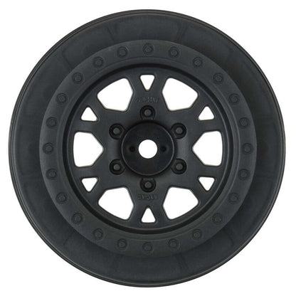 Impulse Black Front Wheels: Slash 2WD (Discontinued)
