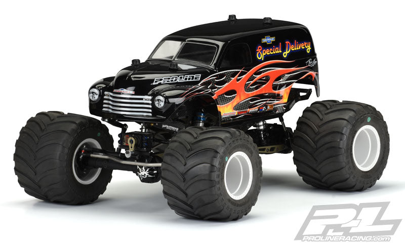 Early 50's Chevy Panel Truck Clear for Solid Axel Monster Truck