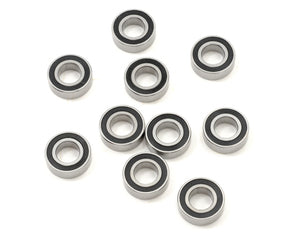8x16x5mm Rubber Sealed Speed 1/8 Wheel Bearings (10)
