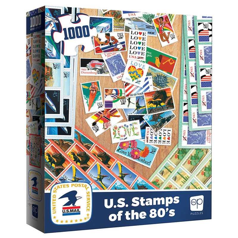 USPS “U.S. Stamps of the 80’s” 1000 Piece Puzzle