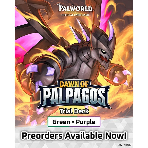 Palworld OCG: Dawn of Palpagos Trial Deck- Green & Purple
