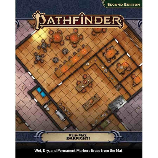 Pathfinder 2E: Barfight! Flip-Mat