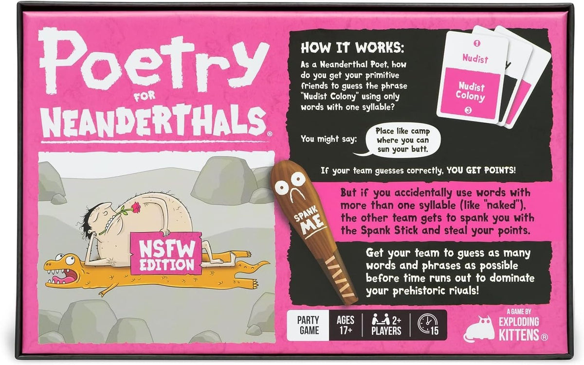Poetry for Neanderthals: NSFW