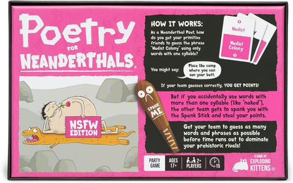 Poetry for Neanderthals: NSFW