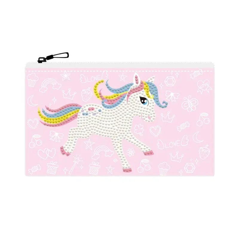Pony Frolic Zipper Pouch -Diamond Dotz