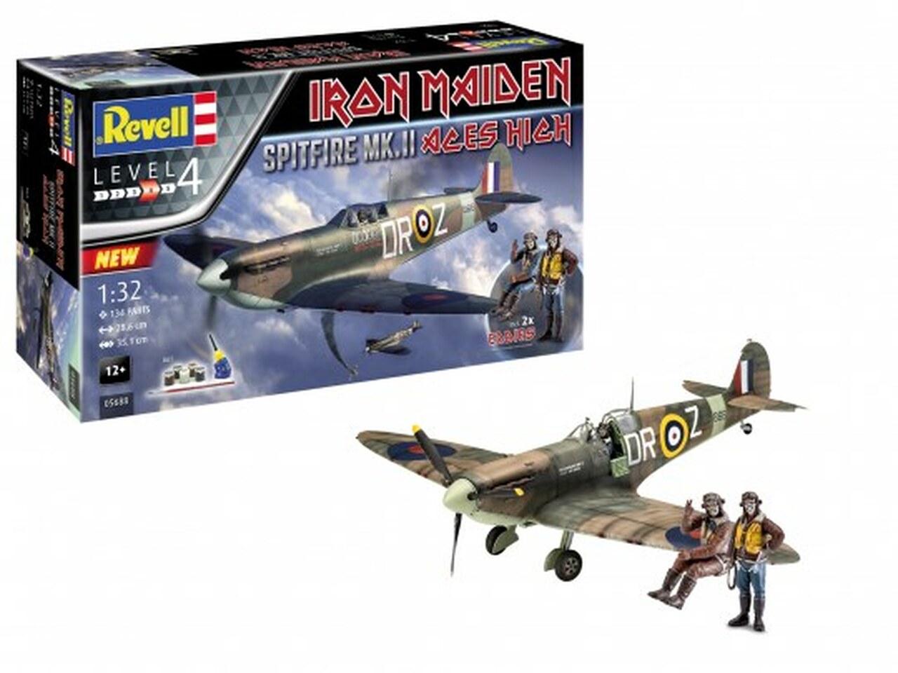 Revell 05688 1/32 Spitfire Mk.II "Aces High" Iron Maiden Plastic Model Kit