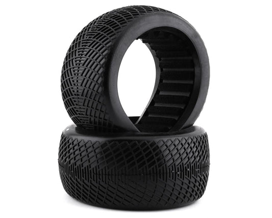 Raw Speed RC Radar 1/8 Off-Road Buggy Tires (2) (Clay)