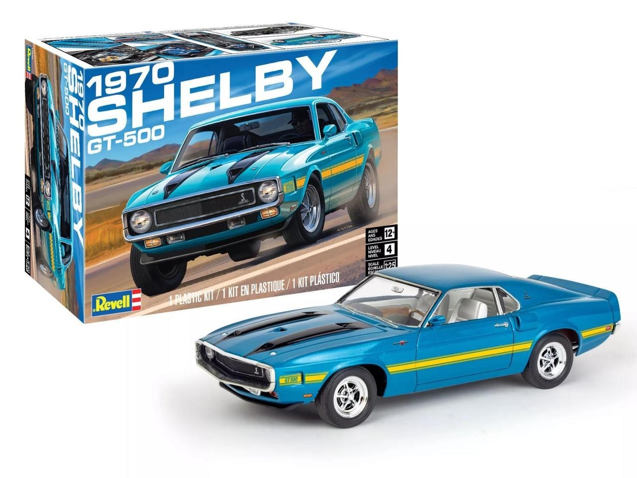 Revell 1970 Shelby GT 500 1/25 Scale Plastic Model Kit