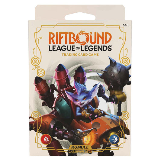 Riftbound: League of Legends Spiritforged Champion Deck: Rumble Display