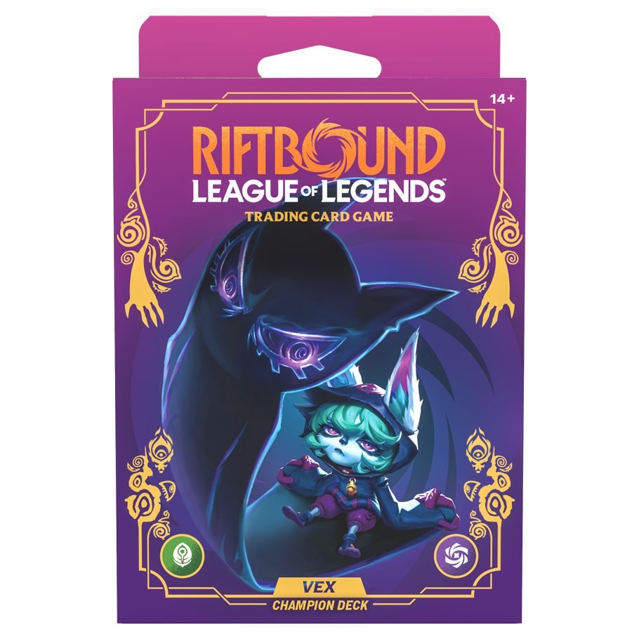 Riftbound: League of Legends Unleashed Champion Deck: Vex Display