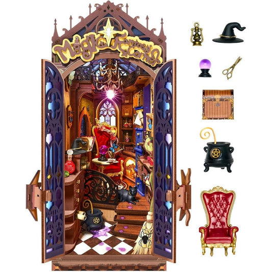 Rolife Magic Fantasy Corner DIY Book Nook Shelf Insert